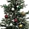 80 Pack Red, Green & Gold Glitter Shatterproof Ornaments by Ashland®
